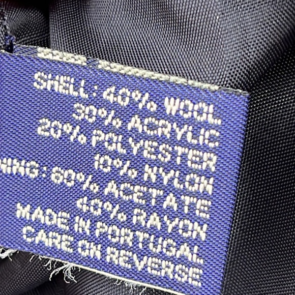 Structure vtg wool blend 3/4 length overcoat XL - Picture 6 of 6